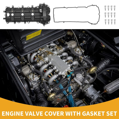 Engine Valve Cover with Gasket for Dodge Charger (2011-2023) 1 Set