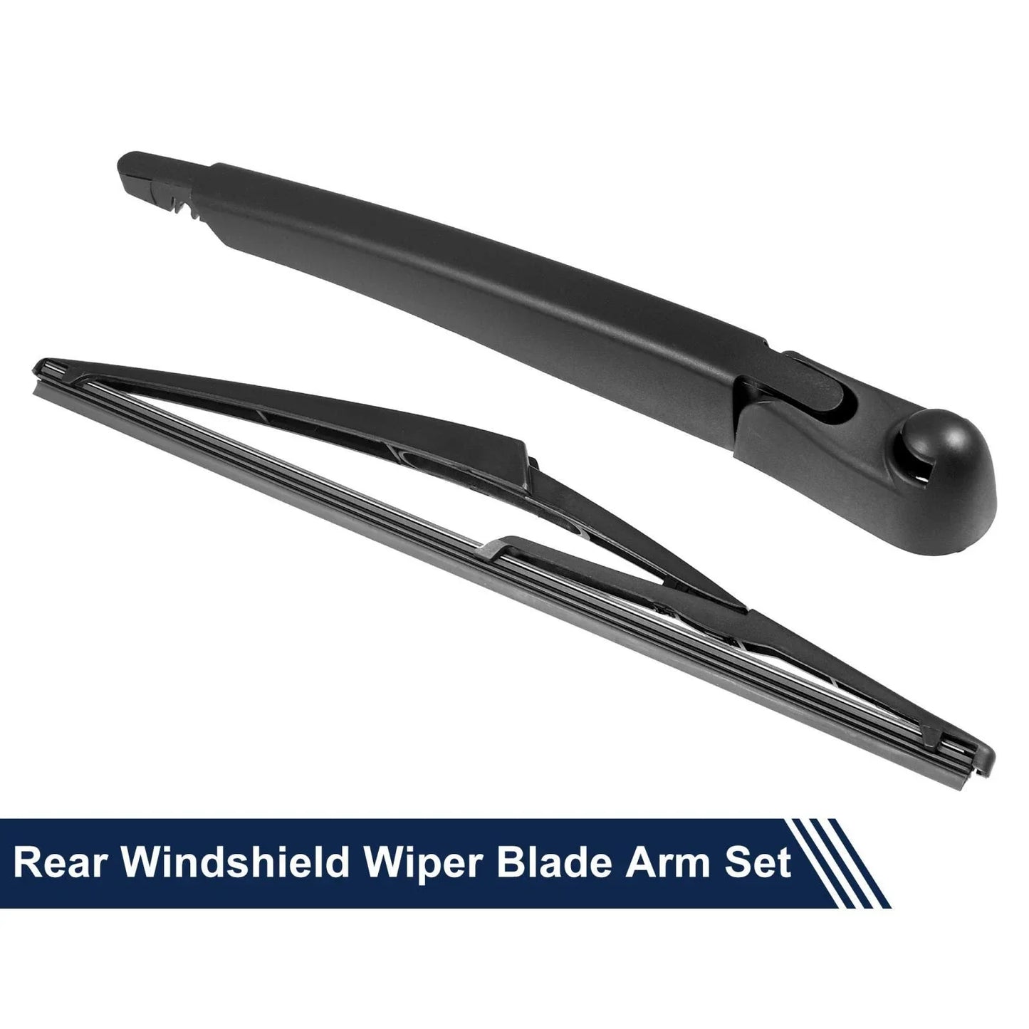 Rear Windshield Wiper Blade Arm Set 12" for Mercedes-Benz A-Class (2005-2012)