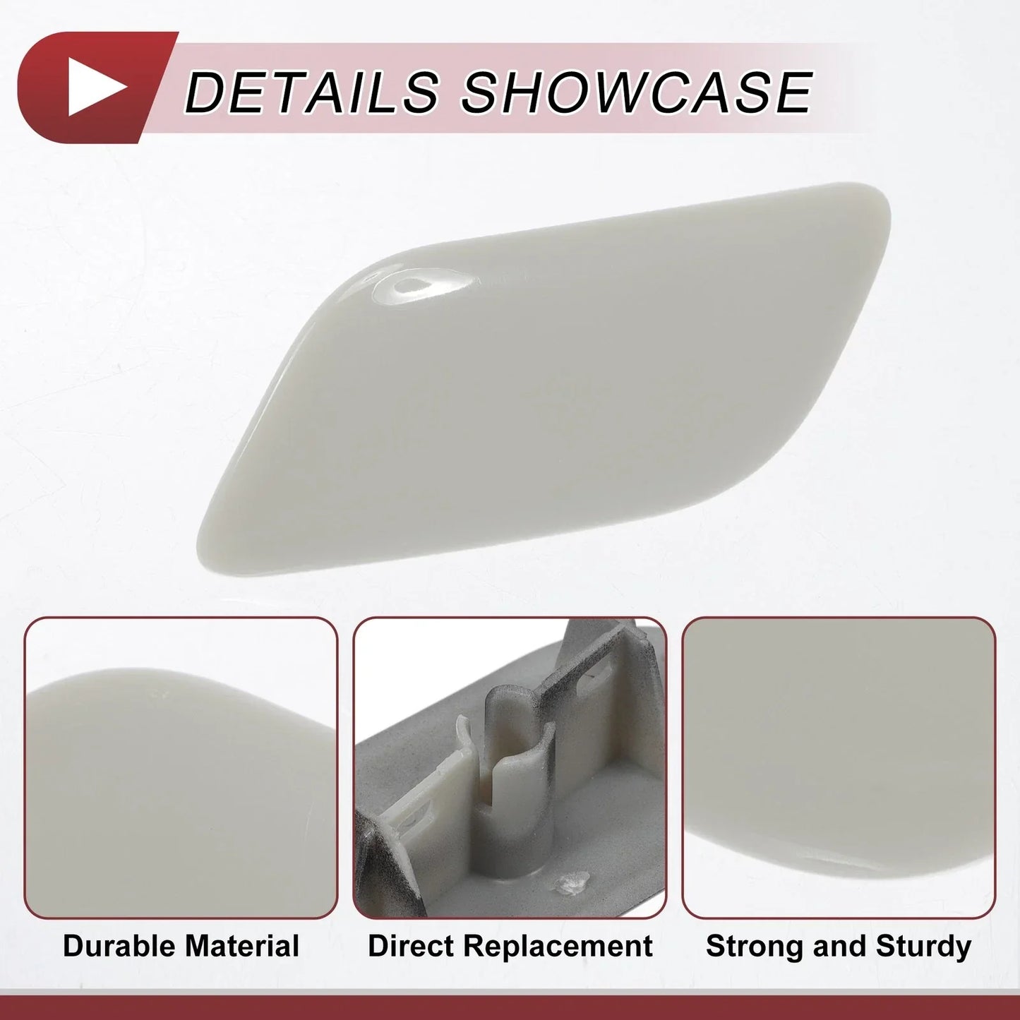 Front Left Washer Nozzle Cover for Lexus LX570 (2008-2011) - Unpainted 1 x Cap