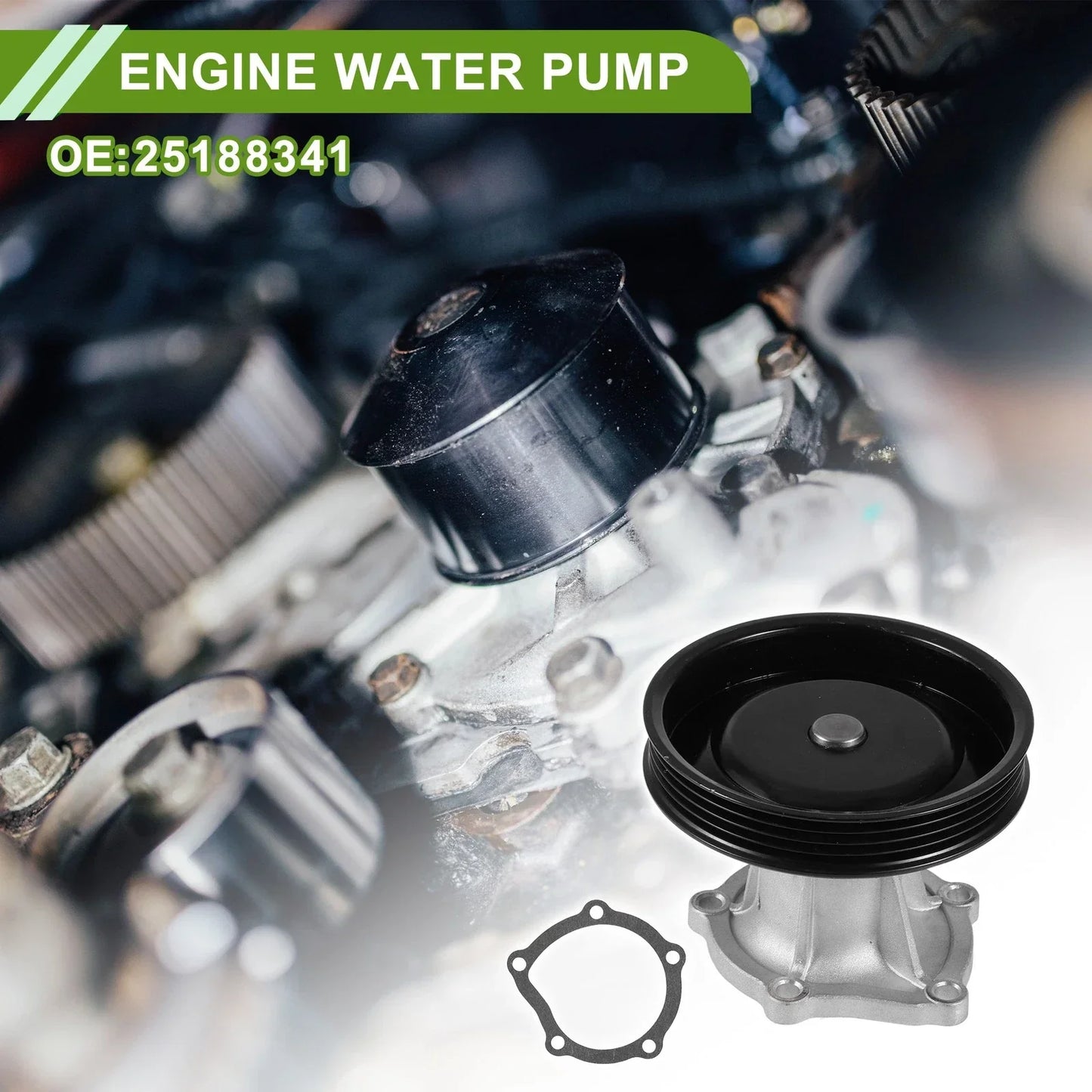 Engine Water Pump for Chevrolet Aveo (2006-2016) Cooling System Replacement