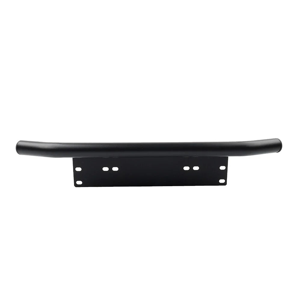 Black Bull Bar Front License Plate Mount Bracket for Off-Road Light Bar