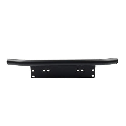 Black Bull Bar Front License Plate Mount Bracket for Off-Road Light Bar