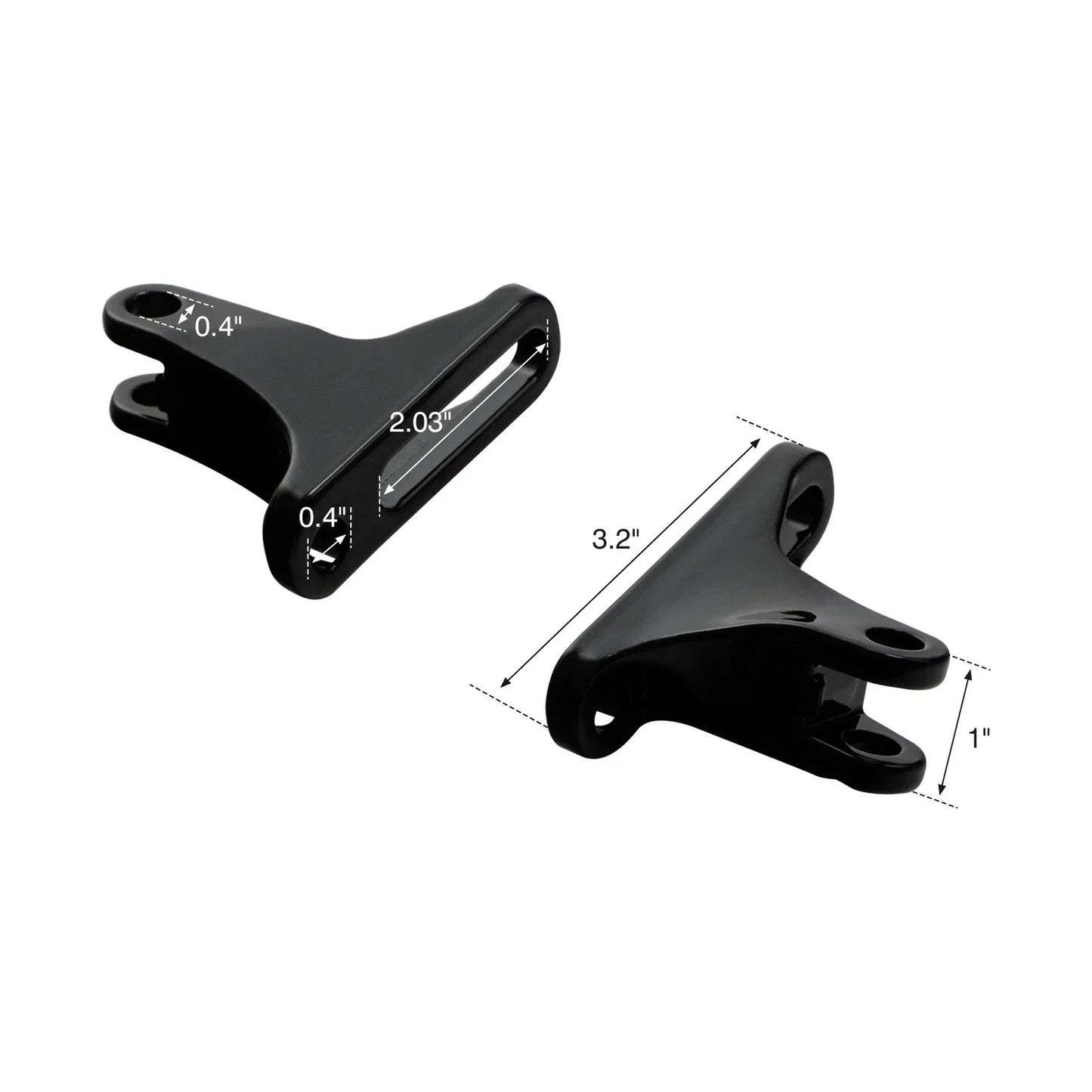 Mini Passenger Footpeg Mounts for Harley Touring Street Road Glide (1993-2025)