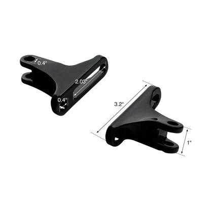 Mini Passenger Footpeg Mounts for Harley Touring Street Road Glide (1993-2025)