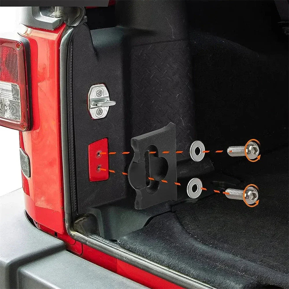 Aluminum Alloy Rear Tailgate Stopper for Jeep Wrangler (2007-2017)