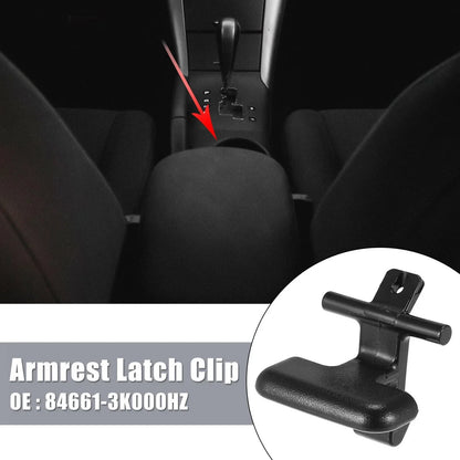 Armrest Latch Clip for Hyundai Sonata 2009-2010 (2 x) Black