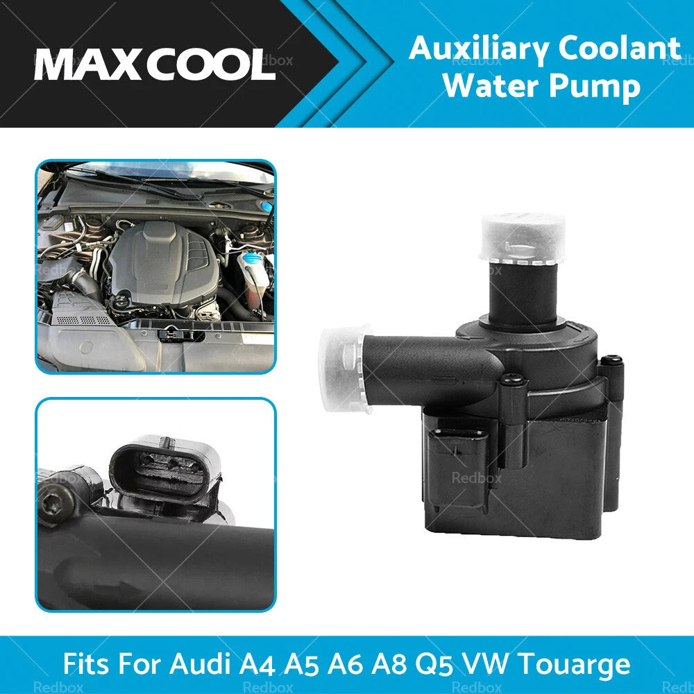Auxiliary Coolant Water Pump for Audi A4 A5 A6 A8 Q5 VW Touareg (2009-2016)