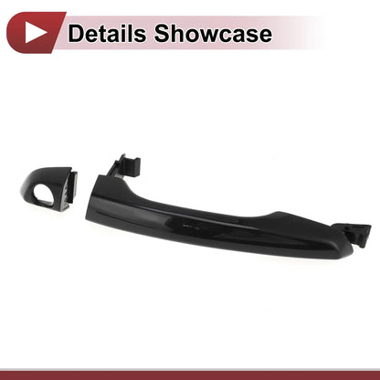Car Door Handle Grip for Hyundai Elantra Sedan Front Left (2010-2015) Black