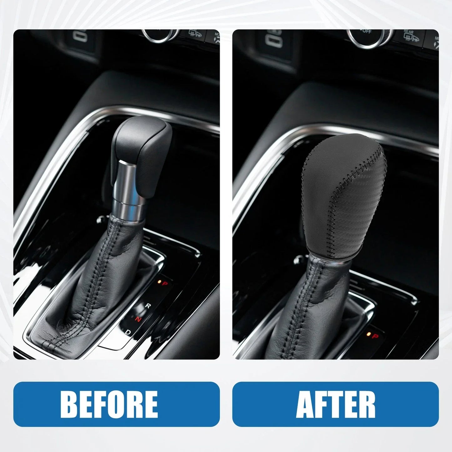 Gear Shifting Knob Cover for Honda Civic 10th Gen (2016-2021) Black