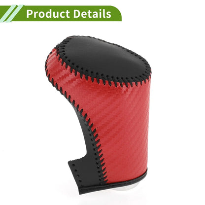 Car Gear Shift Knob Cover for Chevrolet Malibu Red Carbon Fiber