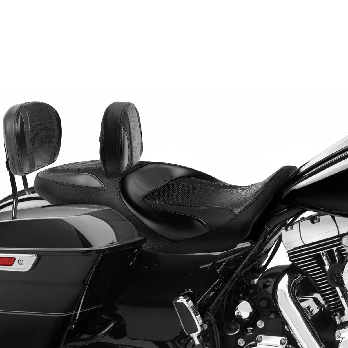 Seat Backrest Pad for Harley Touring Road King Glide (2009-2023)