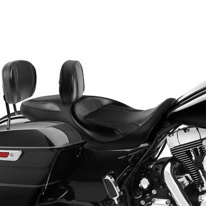 Seat Backrest Pad for Harley Touring Road King Glide (2009-2023)