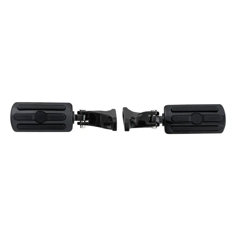 Black Rear Passenger Footpegs for Harley Street Glide (1993-2025)