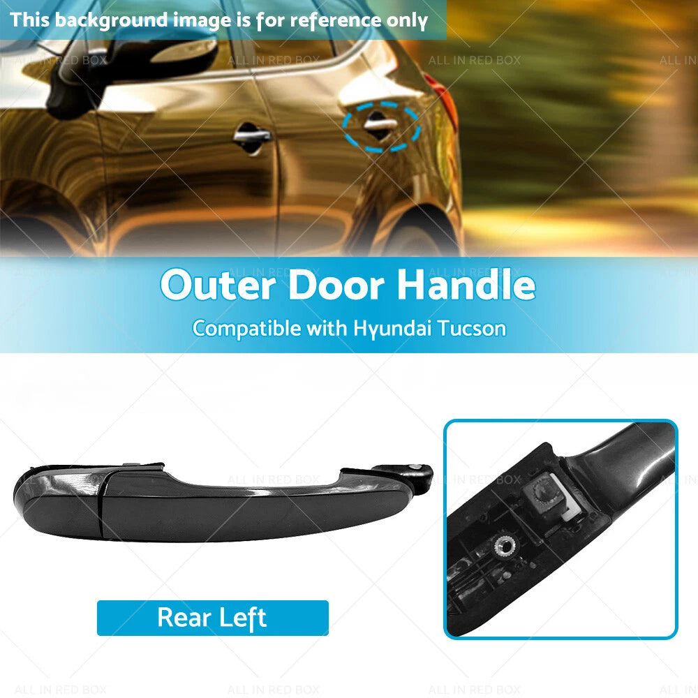 Rear Left Exterior Door Handle for Hyundai Tucson (2005-2009)