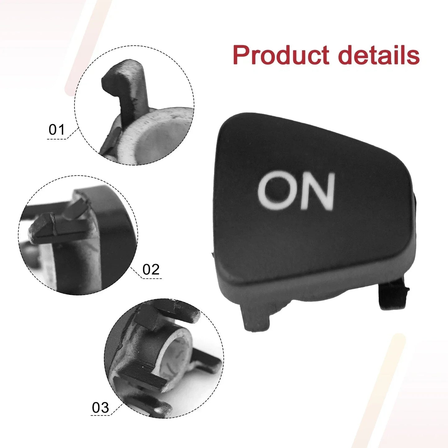 2 x Steering Wheel Buttons Cruise Control Button for Ford Fiesta