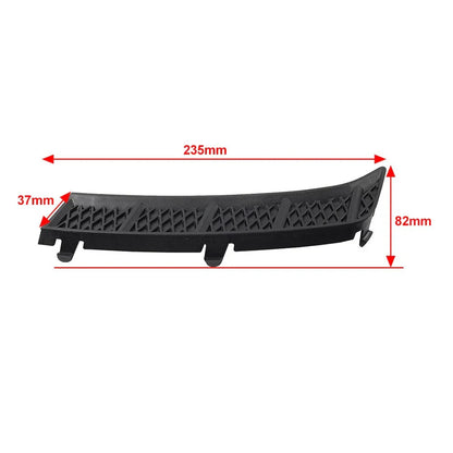 Front Bumper Filler Panel for Subaru Forester (2017-2018) Black Left
