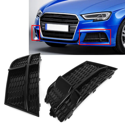 Honeycomb Front Bumper Fog Light Grille for Audi A3 S3 (2006-2013)