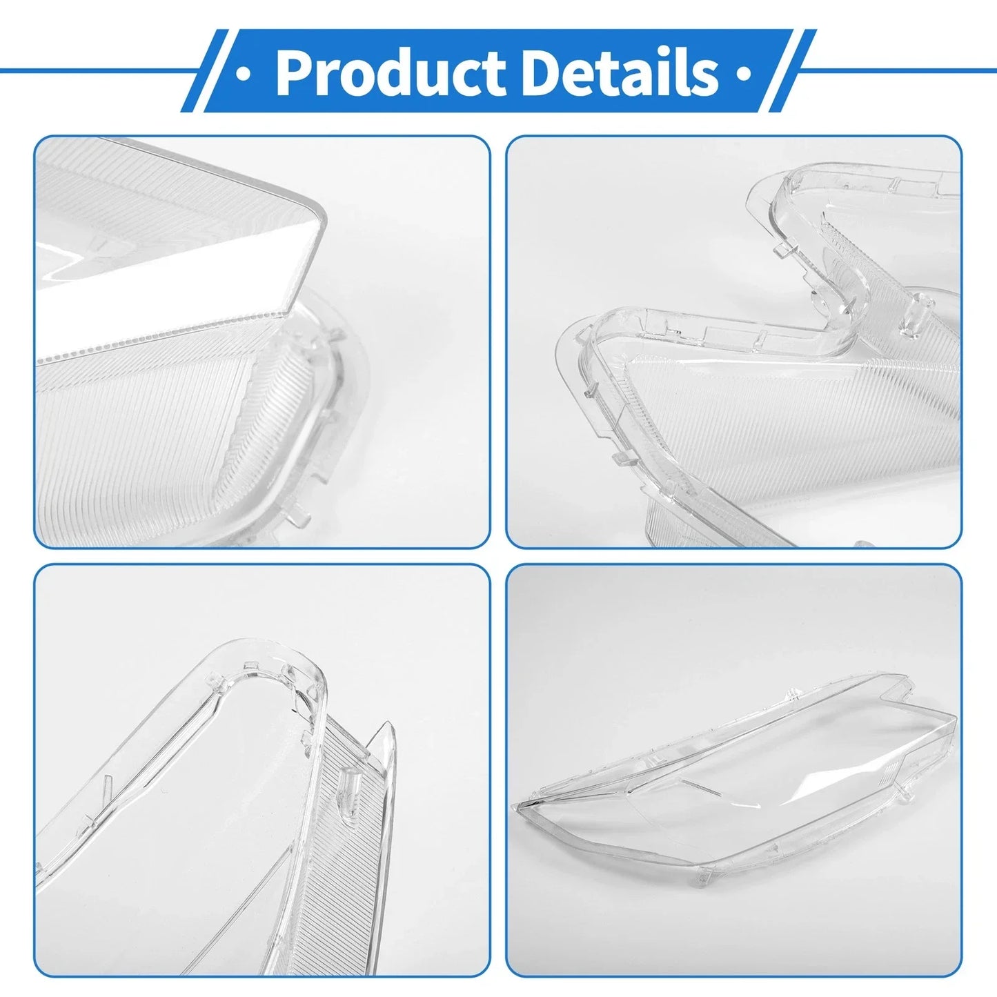 Car Front Right Headlight Lens Cover for Honda CRV (2015-2016)