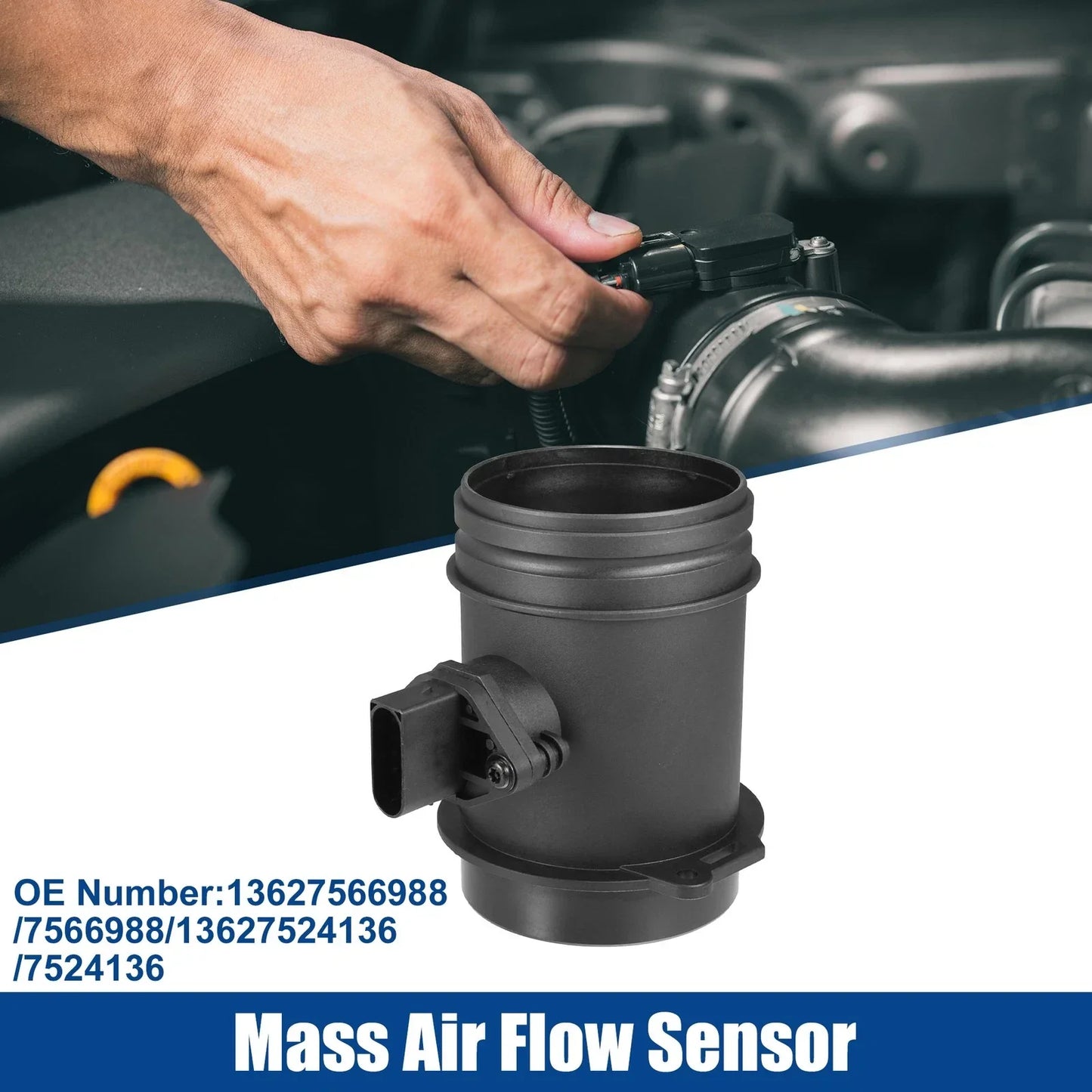 Mass Air Flow Sensor for BMW 545i 645Ci 745i (2004-2005)