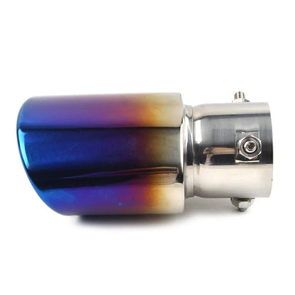 Stainless Steel Blue Rear Exhaust Pipe Tip for Car Muffler