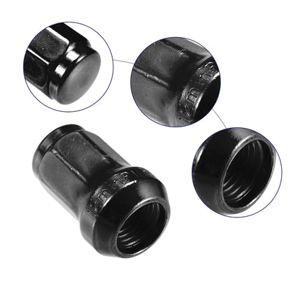 M12x1.25 Car Wheel Hub Lug Nuts 2 x Set for Honda, Chevy, Nissan