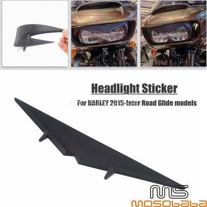 Headlight Eyebrow Eyelid for Harley Road Glide FLTRXSE FLTRX FLTRK FLTRXS (15-22)