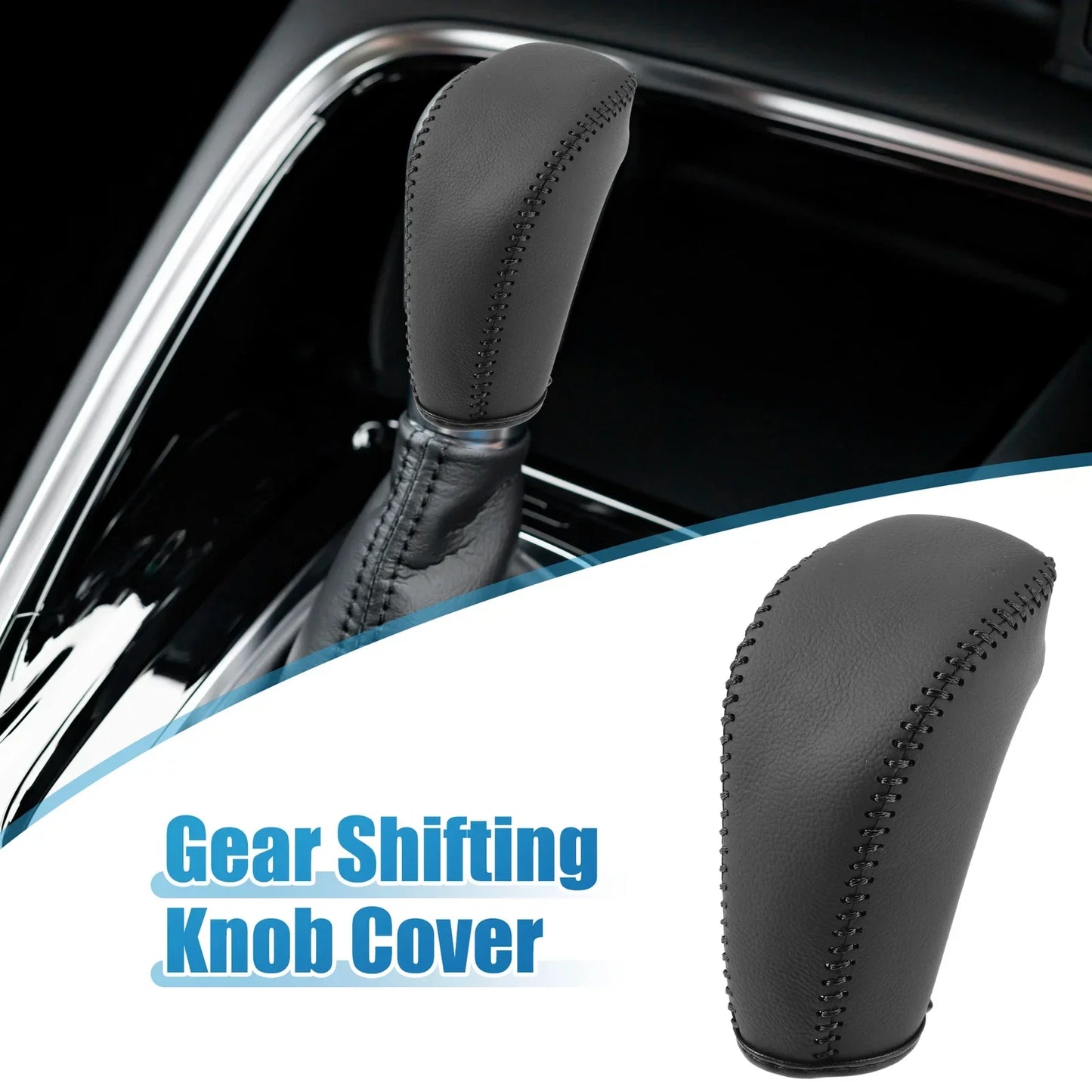 Auto Gear Shifting Knob Cover for Hyundai IX25 (2016-2017) Black Trim