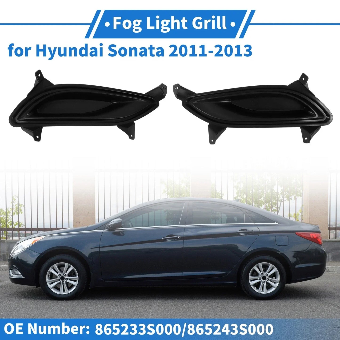 Fog Light Grill for Hyundai Sonata (2011-2013)