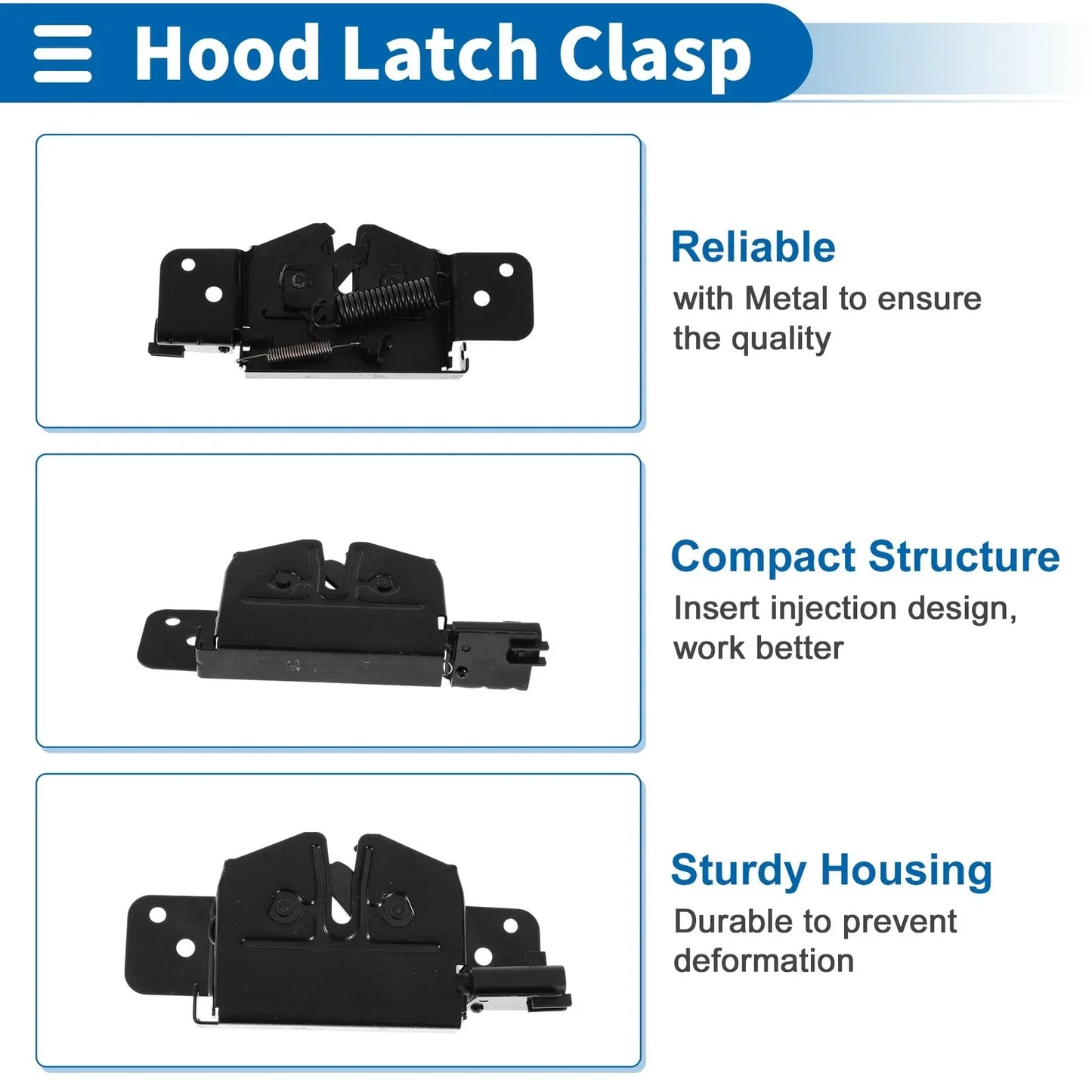 Hood Latch Assembly for Hyundai Tucson (2016-2017) 1 x Pc