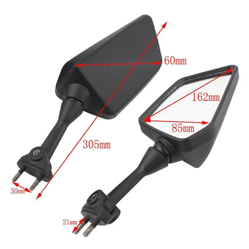 Rearview Side Mirrors for Kawasaki Ninja 250R EX250 (2008-2013)