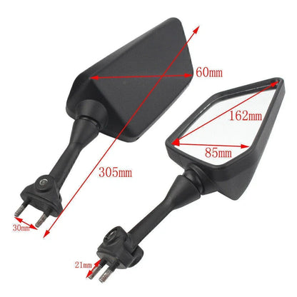 Rearview Side Mirrors for Kawasaki Ninja 250R EX250 (2008-2013)