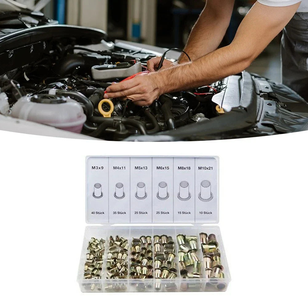 Rivet Nut Kit 150pcs Rivet Nut Kit for Universal Vehicles
