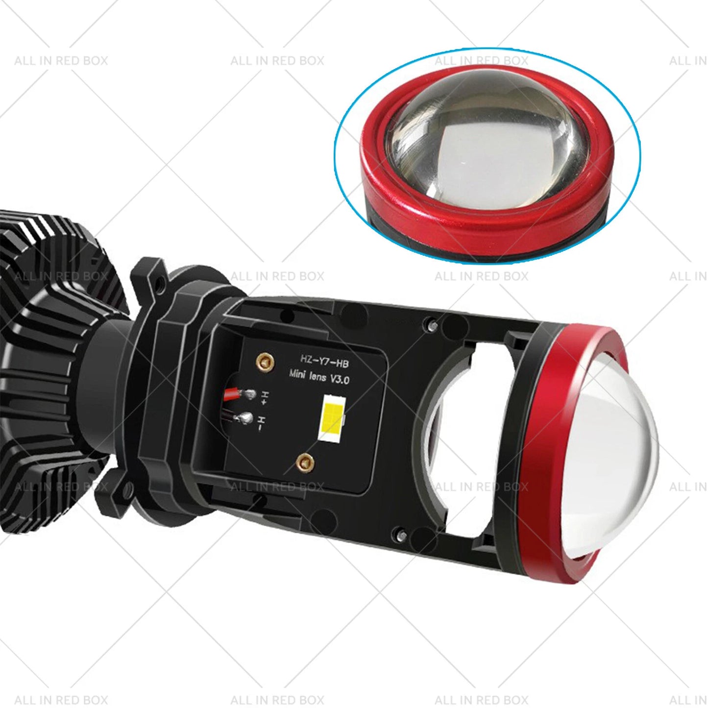 6000K LED H4 Bi-LED Mini Lenses for Car Lamps