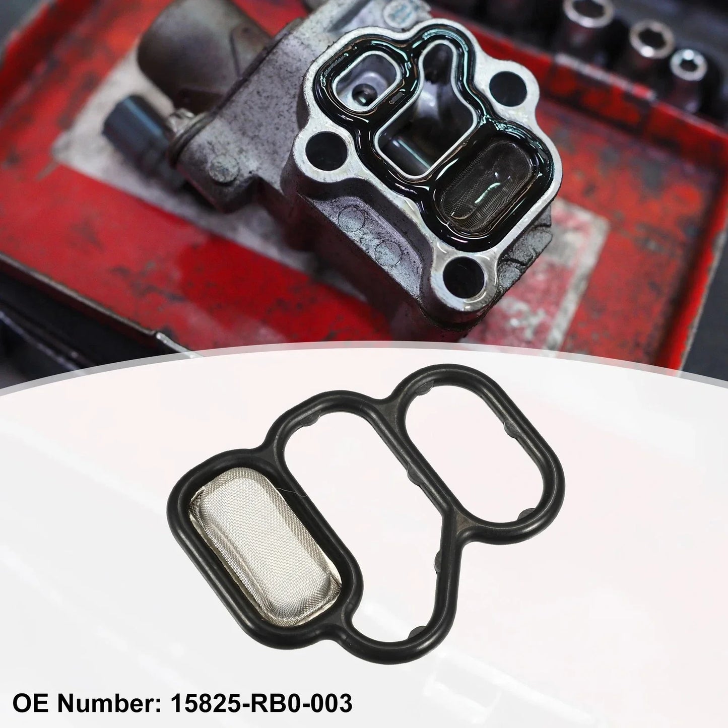 Auto Solenoid Gasket Spool Valve Filter Screen for Honda CR-Z (2011-2016)