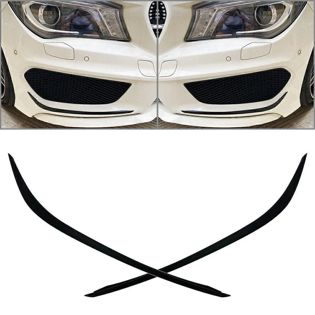 Front Bumper Lip Splitter Spoiler for Mercedes Benz CLA C117 (2013-2015)
