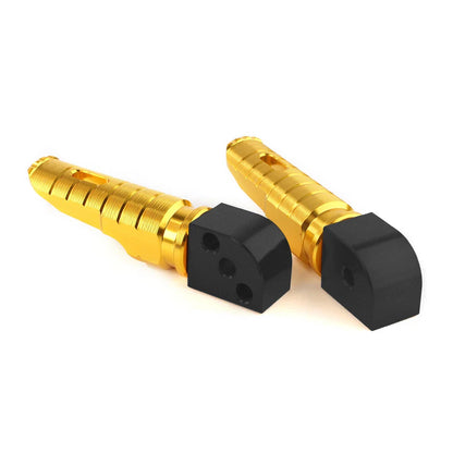 Gold Rear Passenger Foot Rest Pegs for Kawasaki Ninja ZX-6R ZX-10R