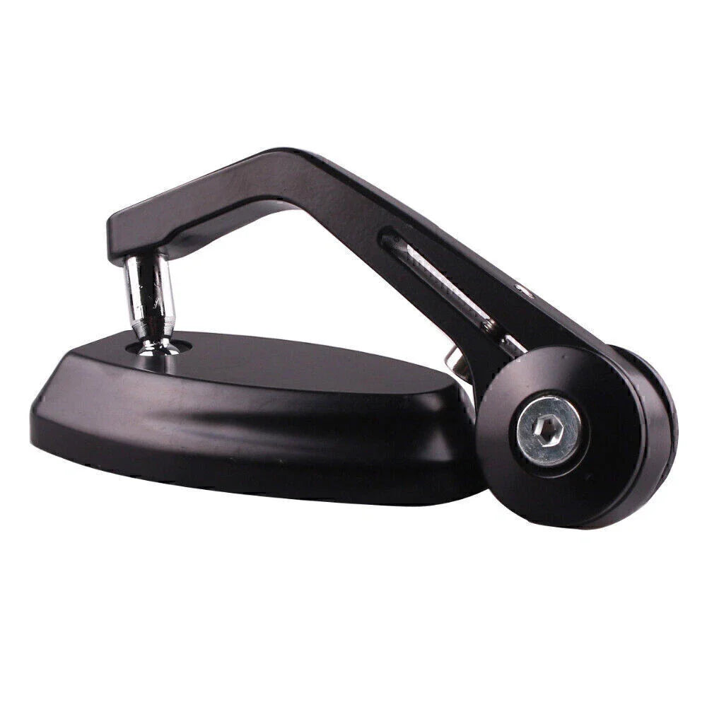 Universal 7/8" Black Bike Bar End Side Mirrors (Fits Most Models)