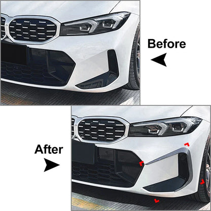 Front Bumper Side Splitter for BMW 3 Series G20 G21 M Sport (2023-2023) Pair