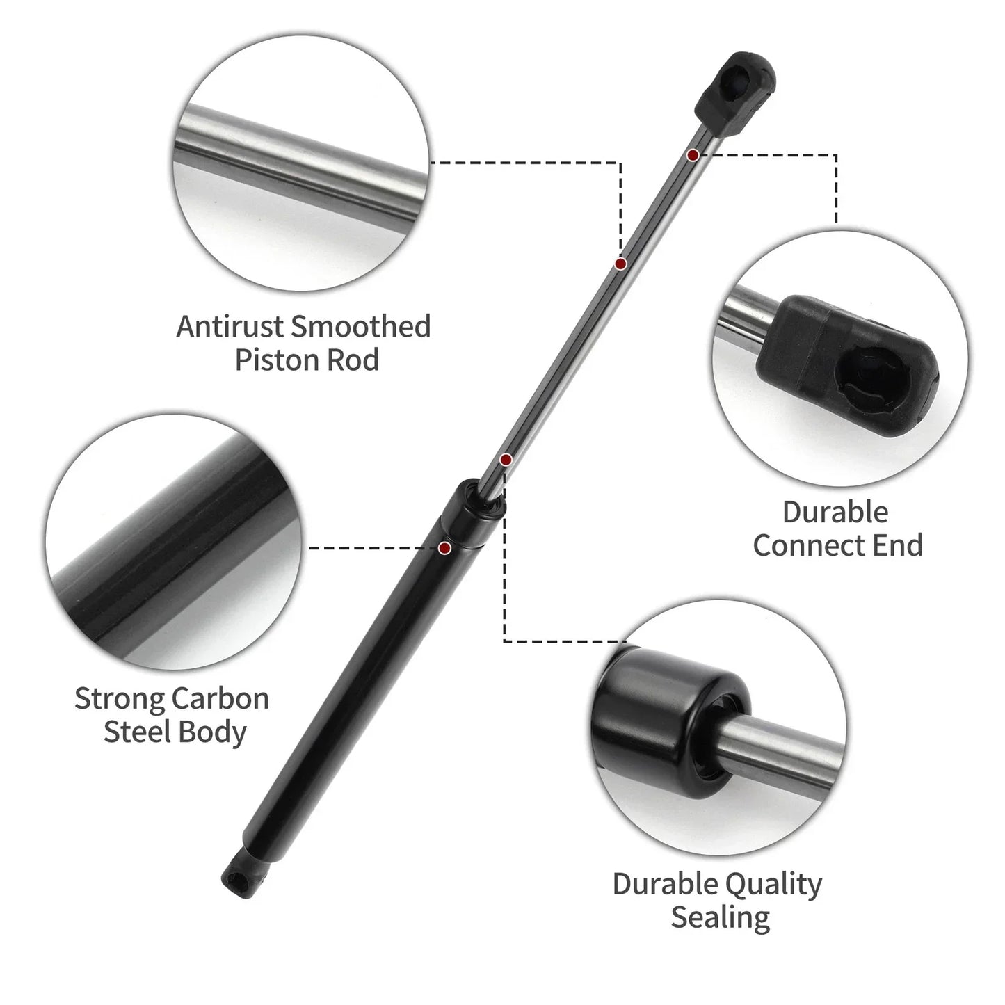 2 x Rear Hatch Lift Supports for Hyundai Tucson (2010-2015)