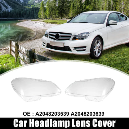 Front Headlamp Lens Cover for Mercedes Benz C Class W204 (2007-2014)
