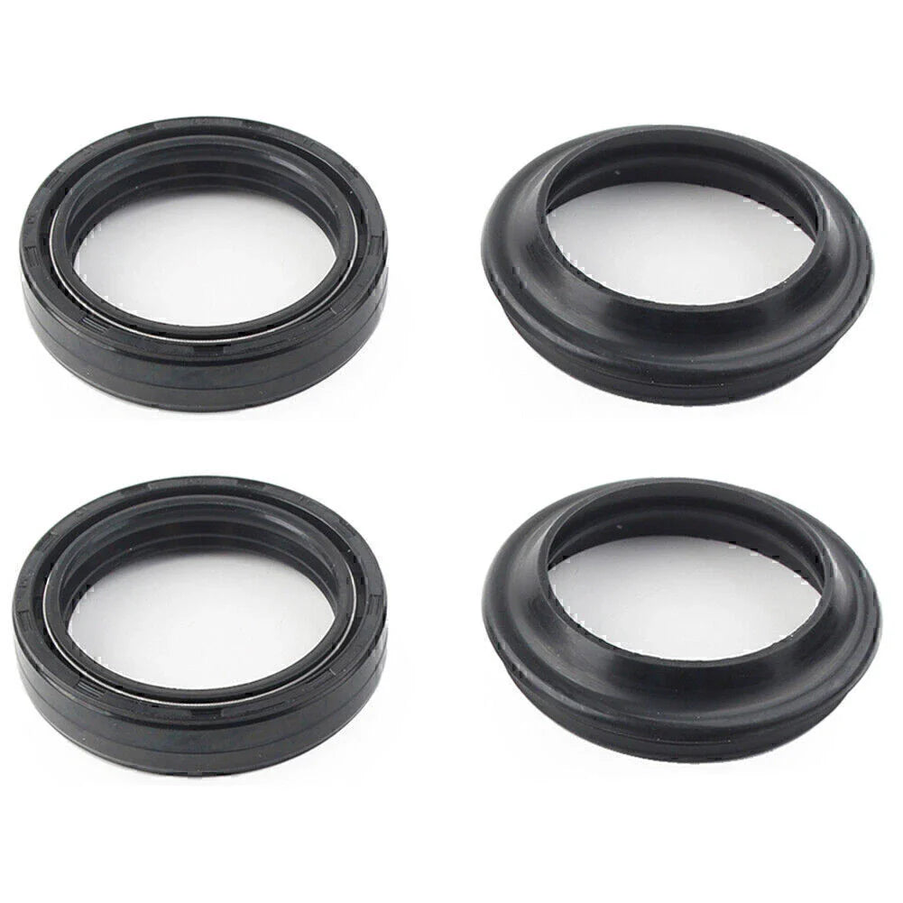 4 Pcs 33X46 MM Motorcycle Front Fork Damper Shock Absorber Seal