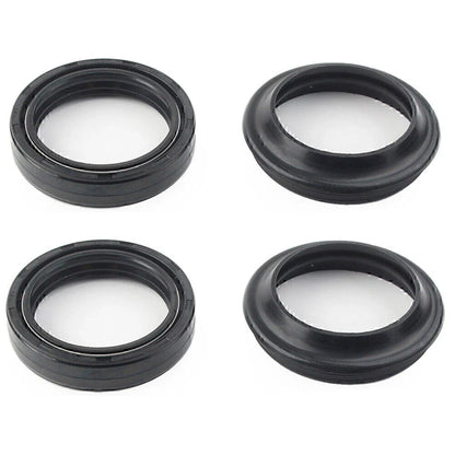 4 Pcs 33X46 MM Motorcycle Front Fork Damper Shock Absorber Seal