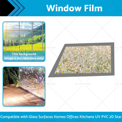Static Cling Window Film Privacy Glass Sticker for Universal Fit