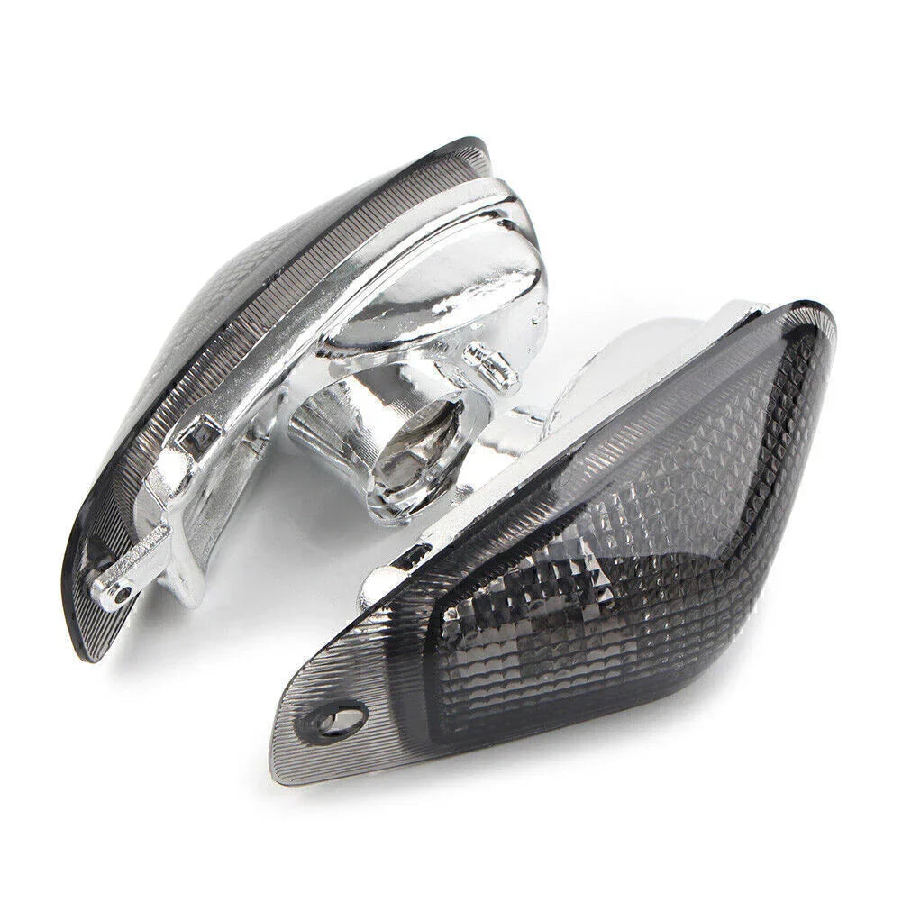 Front Smoke Turn Signal Light Lens for KAWASAKI ZZR600 ZX600E ZZR400 (1994-2004)