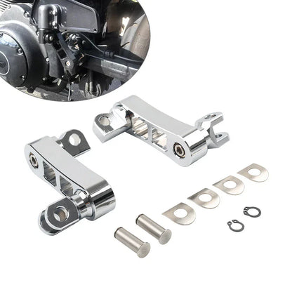 Foot Peg Mount Extensions for Harley Sportster XL883 XL1200 Softail Dyna (2004-2023)