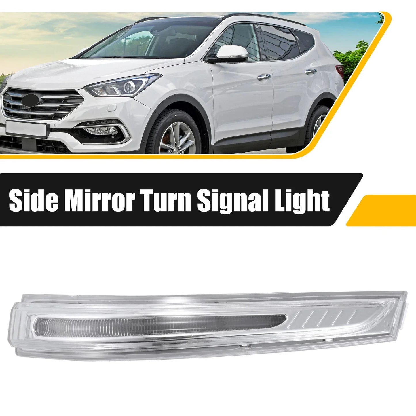 Left Side Mirror LED Turn Signal Light for Hyundai Santa (2013-2019)