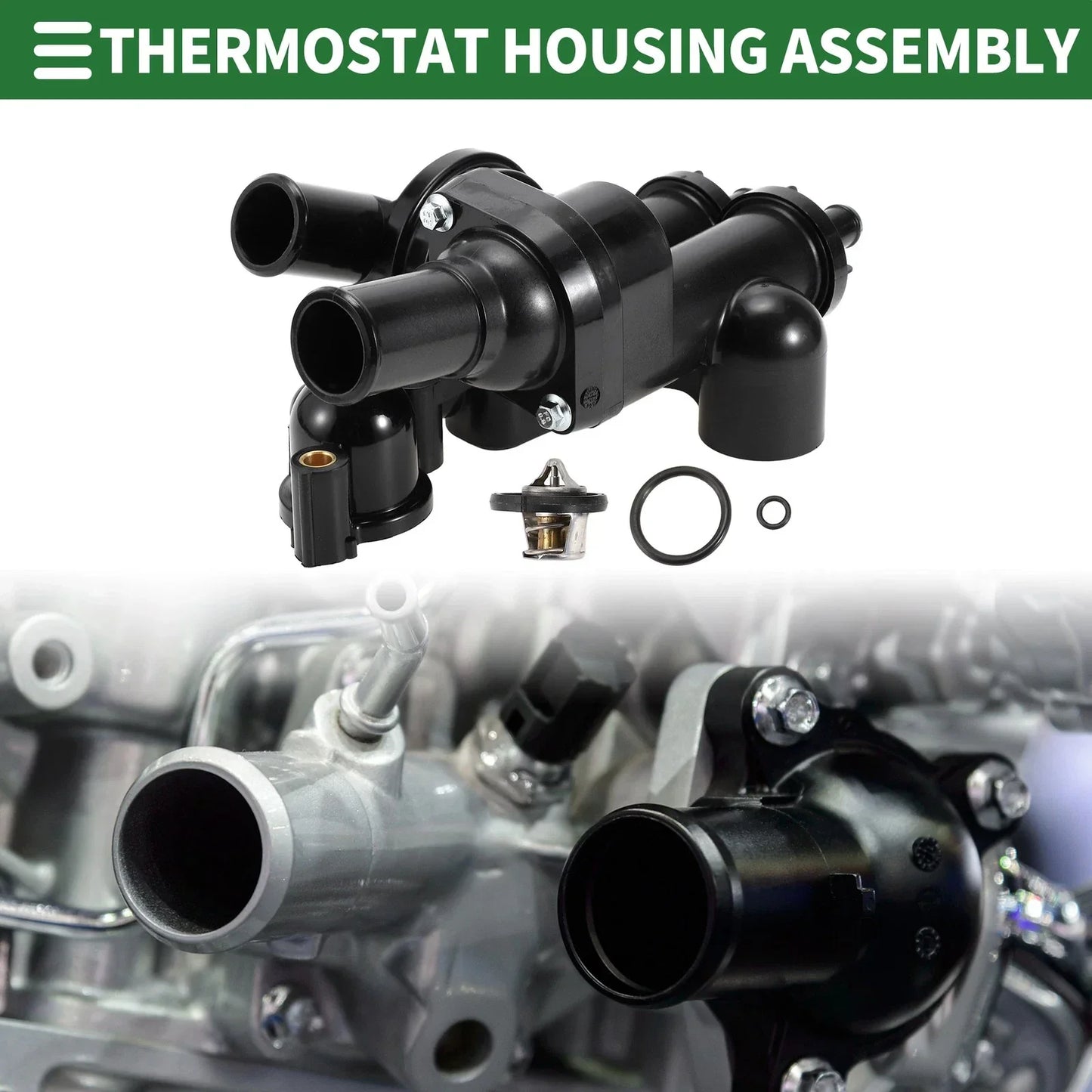 Engine Coolant Thermostat Housing for Dodge Journey (2009-2020)