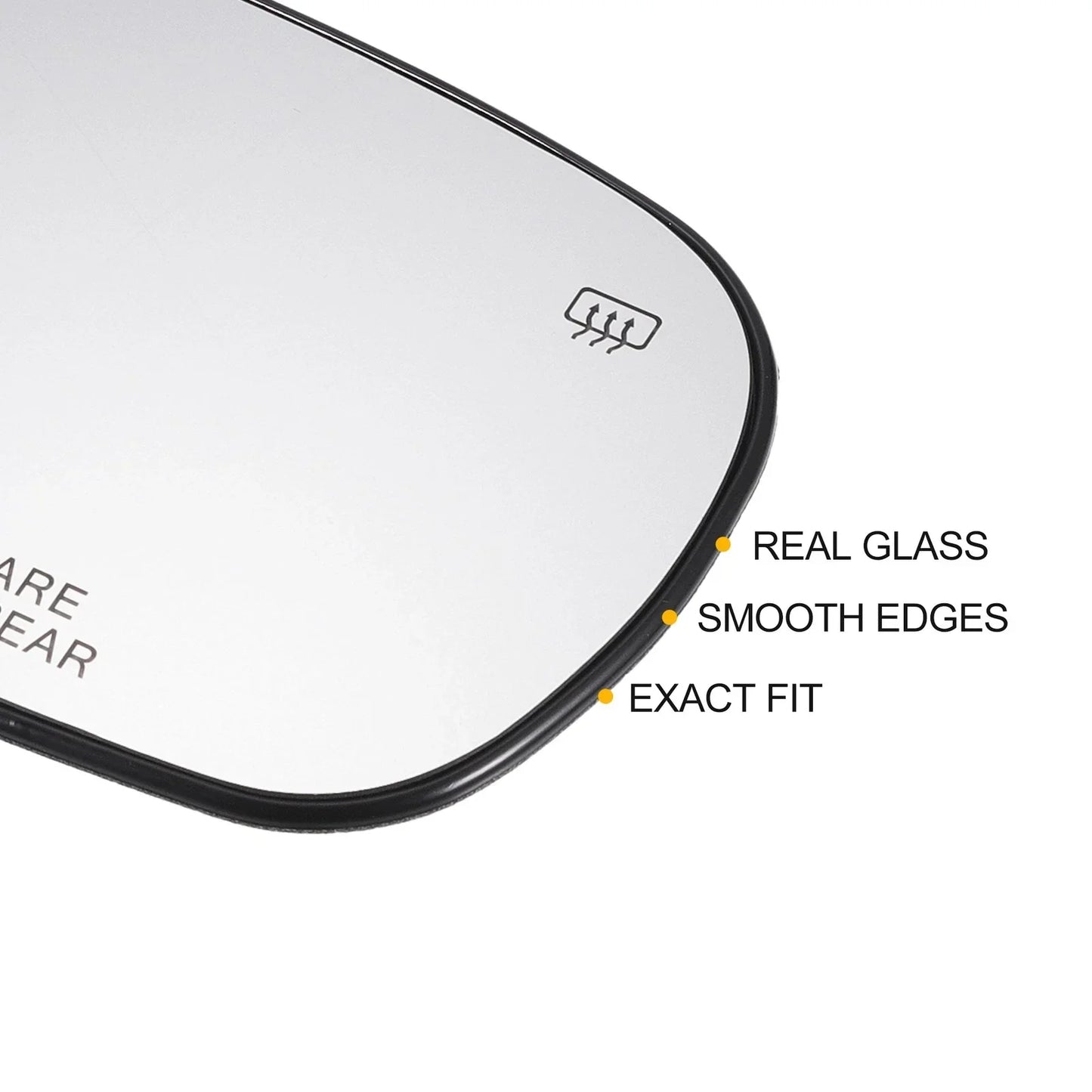 Right Side Heated White Mirror Glass for Chrysler Dodge Charger