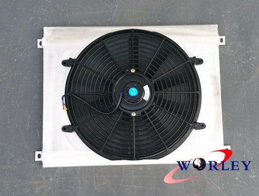 Aluminum Shroud + Fan for Toyota Land Cruiser 40 Series FJ40 FJ45 BJ40 (1960-1984)