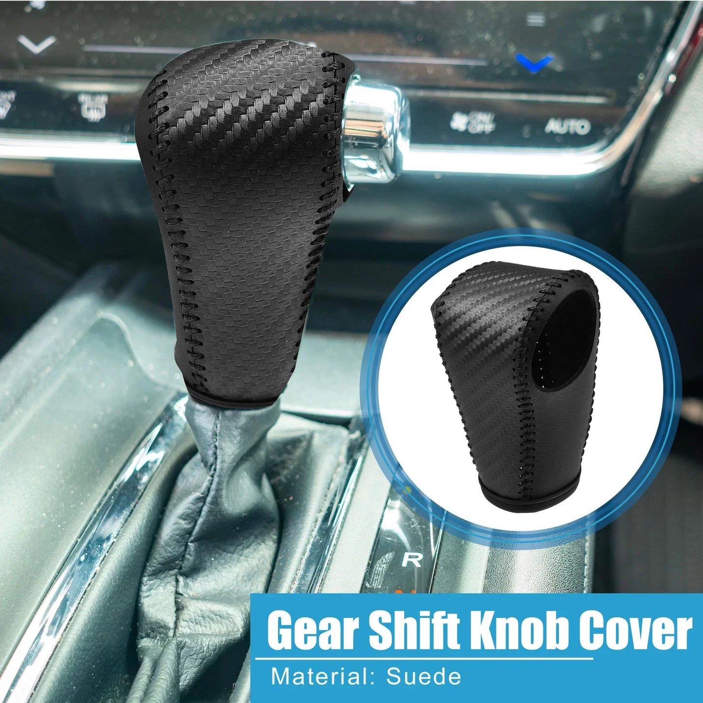 Gear Shift Lever Cover for Honda HR-V 2016-2022 Black